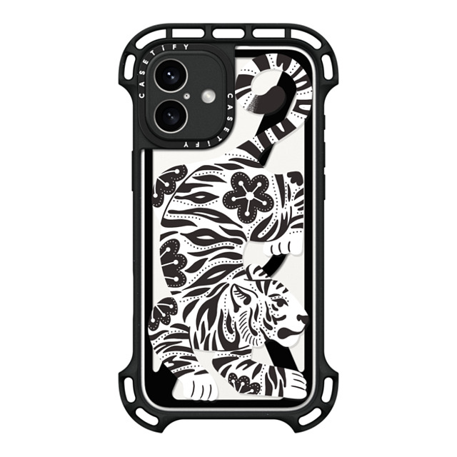 Jess Miller Draws x CASETiFY iPhone 16 Plus ケース Summer,Floral ブラック ウルトラ バウンスケース MagSafe対応 Silver Tiger Back to School Jess Miller Draws x CASETiFY iPhone 16 Plus ケース Summer,Floral ブラック ウルトラ バウンスケース MagSafe対応 Silver Tiger Back to School