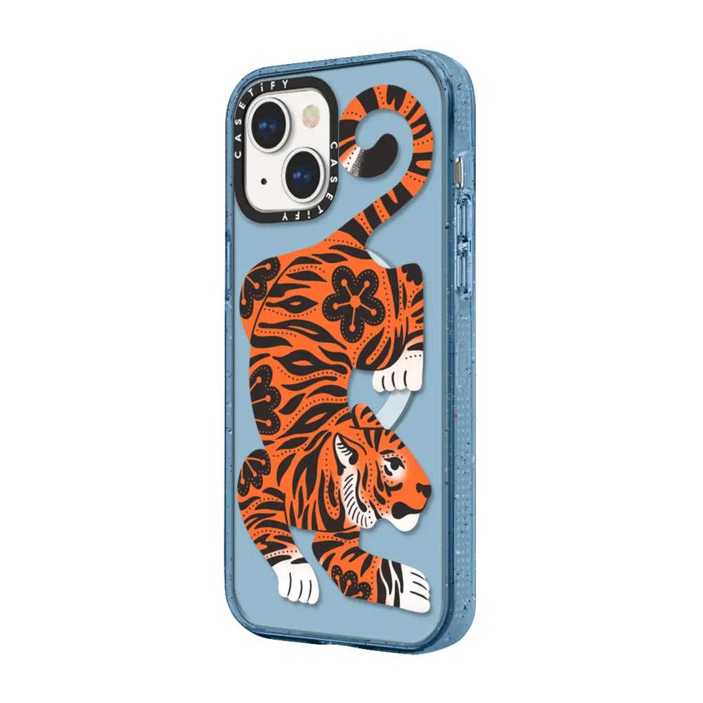 Impact iPhone 13 Case MagSafe Compatible - Fierce Tiger