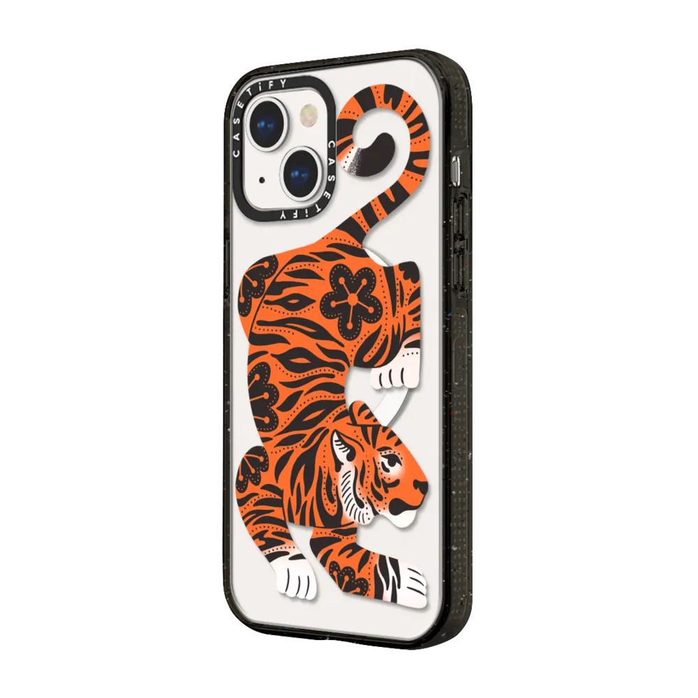 Impact iPhone 13 Case MagSafe Compatible - Fierce Tiger