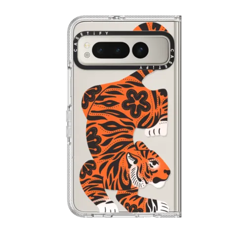 Pixel Fold - Fierce Tiger