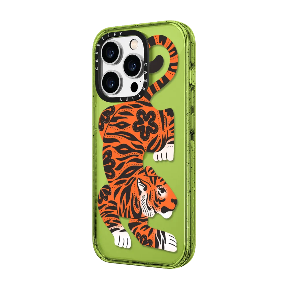 Impact iPhone 14 Pro Case - Fierce Tiger