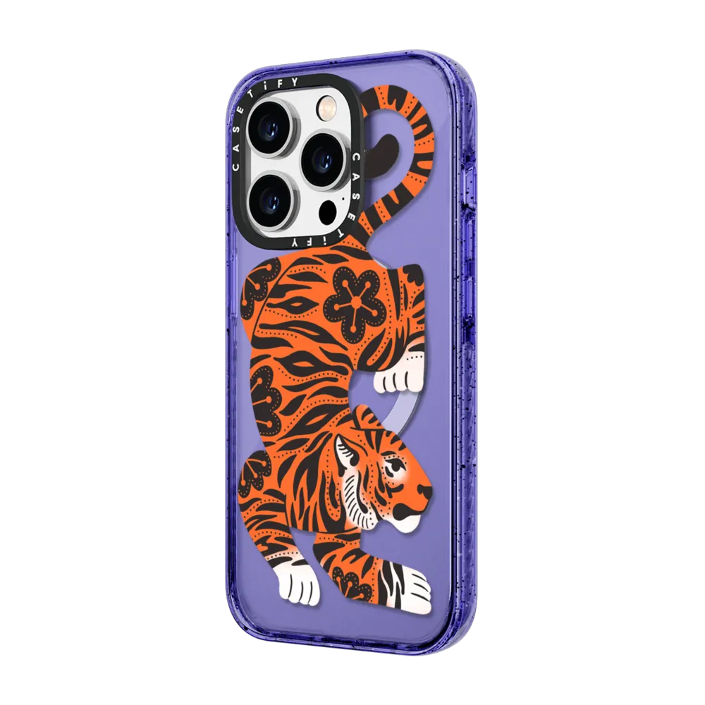 Impact iPhone 14 Pro Case MagSafe Compatible - Fierce Tiger