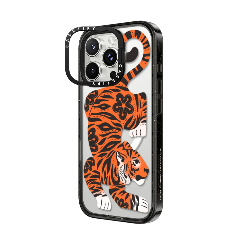 MagSafe 兼容強悍防摔立架手機殼 - Fierce Tiger