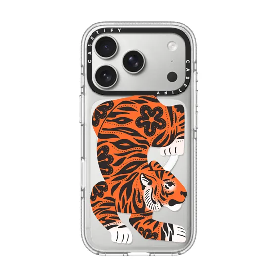 Impact Clear iPhone 17 Pro Case MagSafe Compatible - Tropical Lux