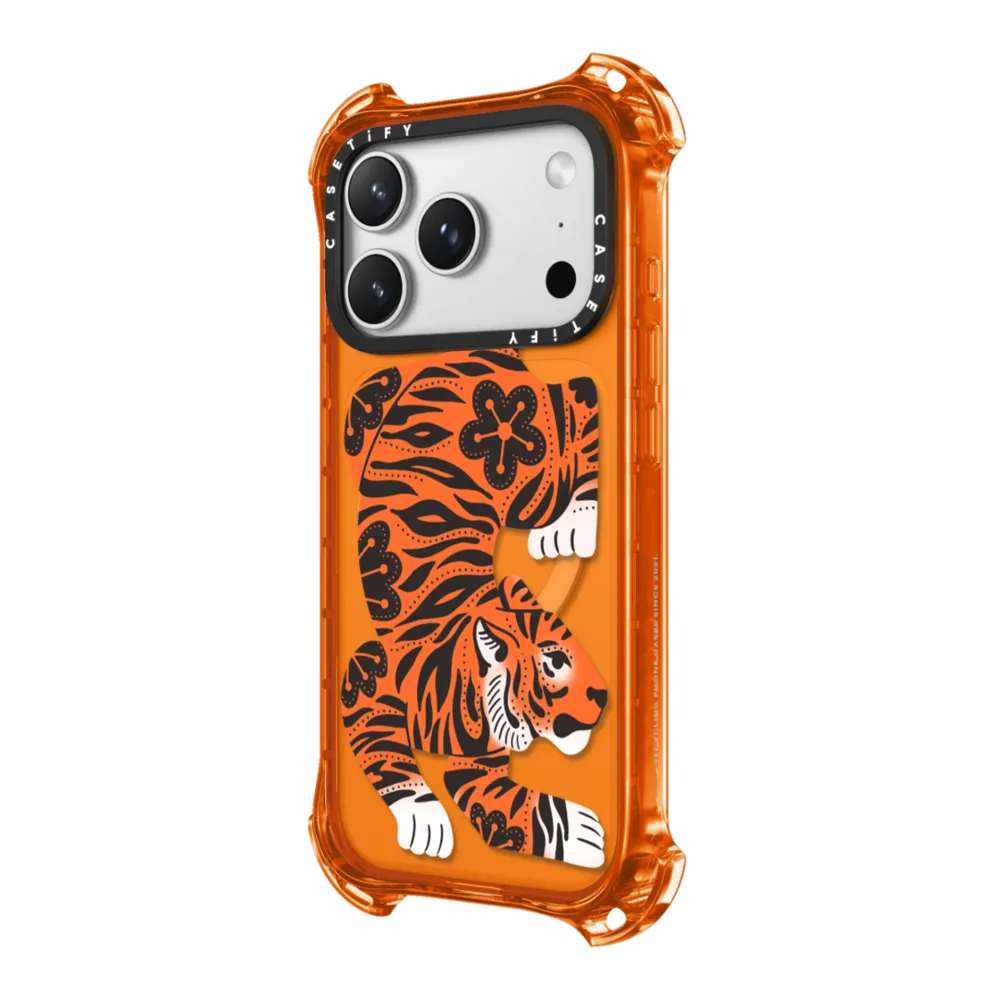 Bounce iPhone 17 Pro Max Case MagSafe Compatible - Fierce Tiger