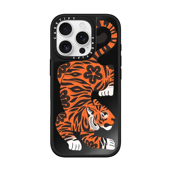 Mirror iPhone 16 Pro Case MagSafe Compatible - Mystic Blooms