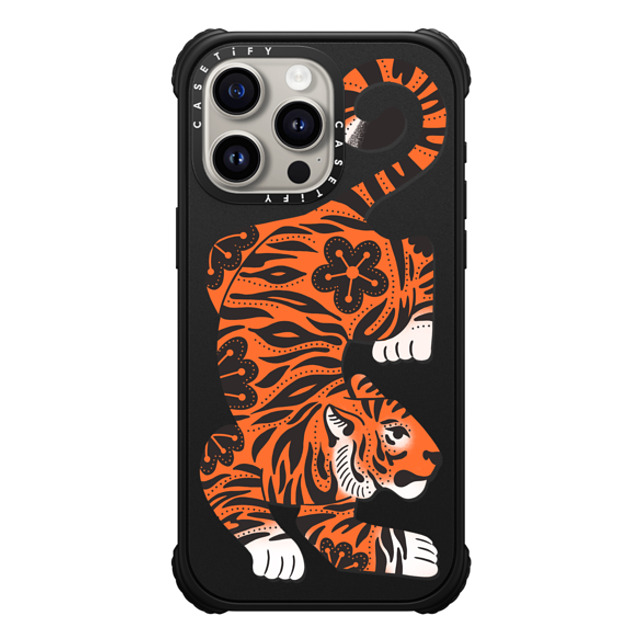 Jess Miller Draws x CASETiFY iPhone 15 Pro Max Case Summer,Floral Matte Black ウルトラ インパクトケース MagSafe 対応 Fierce Tiger Back to School Jess Miller Draws x CASETiFY iPhone 15 Pro Max Case Summer,Floral Matte Black ウルトラ インパクトケース MagSafe 対応 Fierce Tiger Back to School