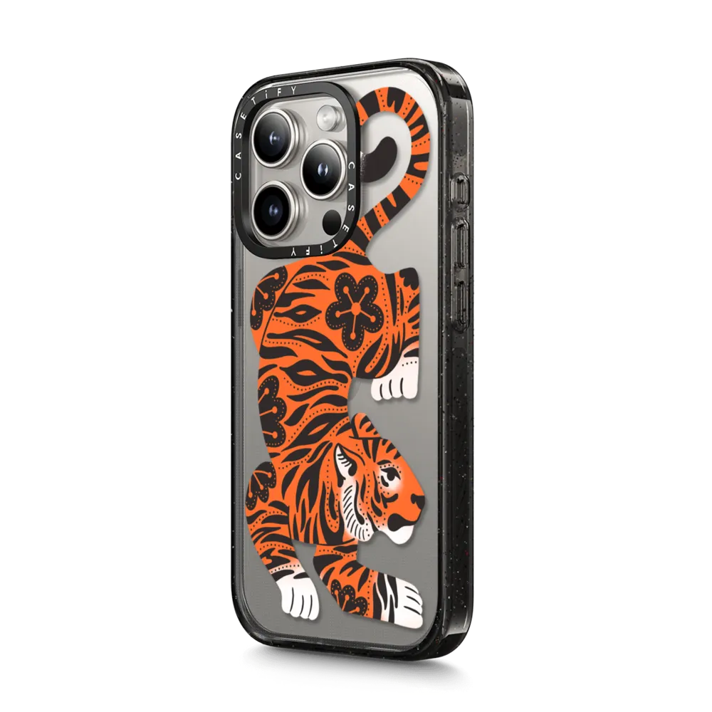 Impact iPhone 15 Pro Case - Fierce Tiger