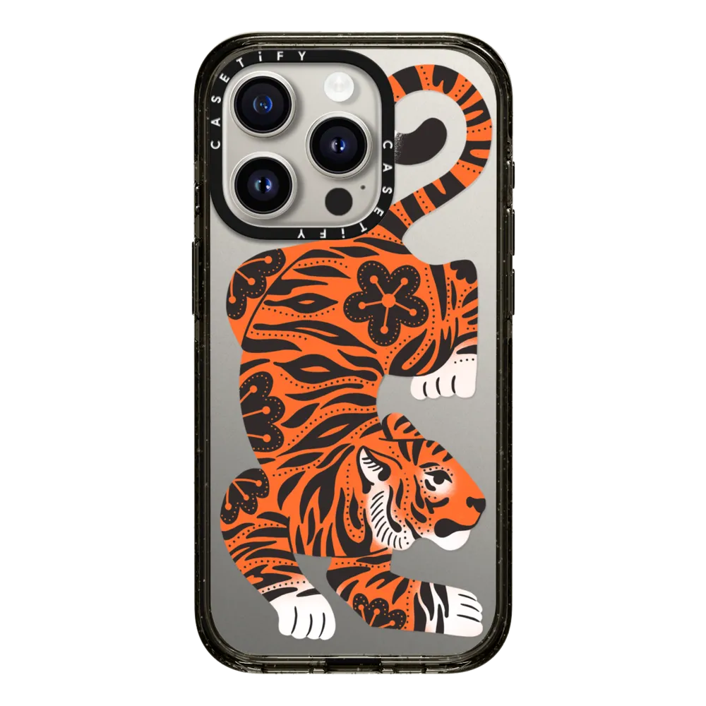 Impact iPhone 15 Pro Case - Fierce Tiger