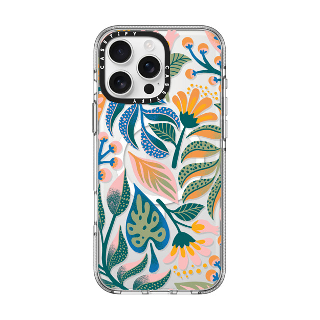Jess Miller Draws x CASETiFY iPhone 16 Pro Max ケース クリア クリア ケース MagSafe対応 Tropical Lux