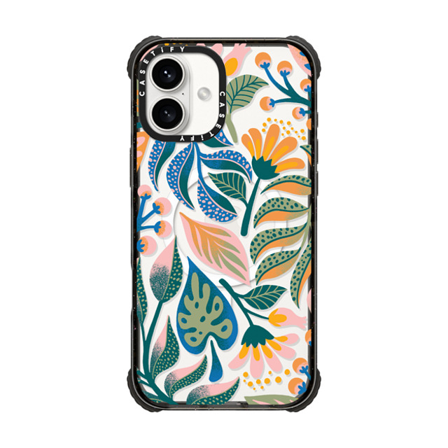 Jess Miller Draws x CASETiFY iPhone 16 Plus Case Black ウルトラ インパクトケース MagSafe 対応 Tropical Lux Jess Miller Draws x CASETiFY iPhone 16 Plus Case Black ウルトラ インパクトケース MagSafe 対応 Tropical Lux