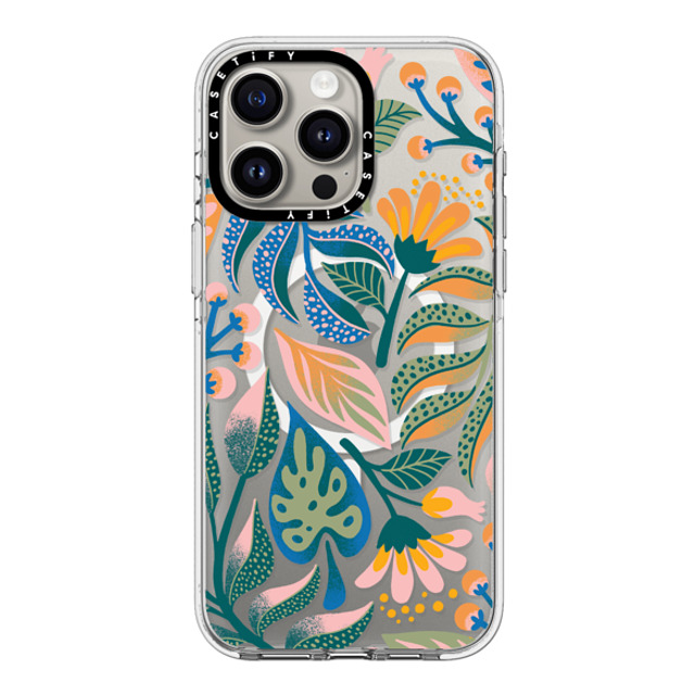 Jess Miller Draws x CASETiFY iPhone 15 Pro Max ケース クリア クリア ケース MagSafe対応 Tropical Lux