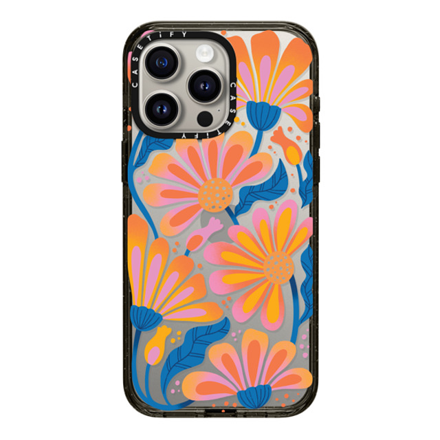 Jess Miller Draws x CASETiFY iPhone 15 Pro Max ケース ブラック インパクトケース Lazy Daisy