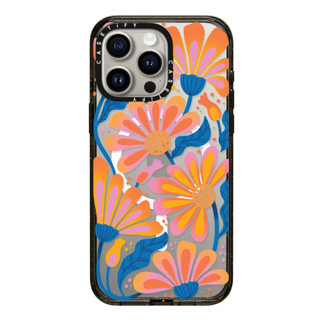 Jess Miller Draws x CASETiFY iPhone 15 Pro Max ケース ブラック インパクトケース MagSafe対応 Lazy Daisy