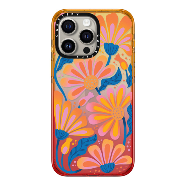 Jess Miller Draws x CASETiFY iPhone 15 Pro Max Case Peach Haze Impact Case Lazy Daisy Jess Miller Draws x CASETiFY iPhone 15 Pro Max Case Peach Haze Impact Case Lazy Daisy