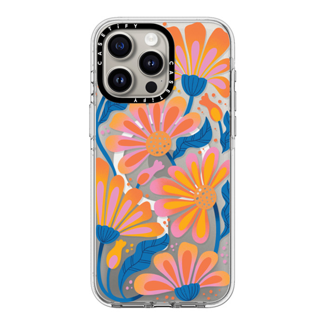 Jess Miller Draws x CASETiFY iPhone 15 Pro Max ケース クリア クリア ケース MagSafe対応 Lazy Daisy