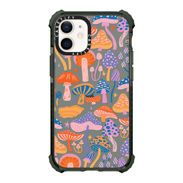 Jess Miller Draws x CASETiFY iPhone 12 mini ケース Floral,Mushroom Midnight Green ウルトラインパクトケース Magic Mushrooms Mother's Day Jess Miller Draws x CASETiFY iPhone 12 mini ケース Floral,Mushroom Midnight Green ウルトラインパクトケース Magic Mushrooms Mother's Day