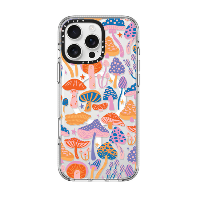 Jess Miller Draws x CASETiFY iPhone 16 Pro Max ケース クリア クリア ケース MagSafe対応 Magic Mushrooms