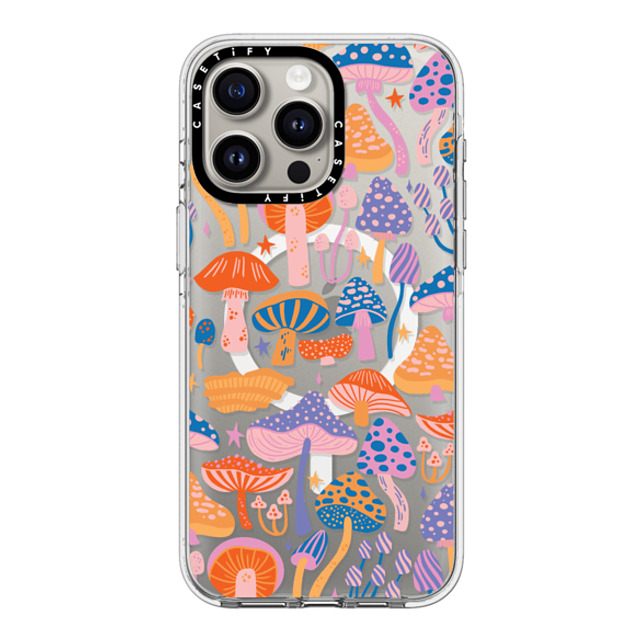 Jess Miller Draws x CASETiFY iPhone 15 Pro Max ケース クリア クリア ケース MagSafe対応 Magic Mushrooms