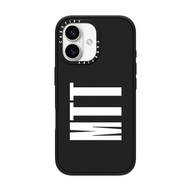 CASETiFY iPhone 16 Case Matte Black Impact Case MagSafe Compatible Custom Case - mtt CASETiFY iPhone 16 Case Matte Black Impact Case MagSafe Compatible Custom Case - mtt