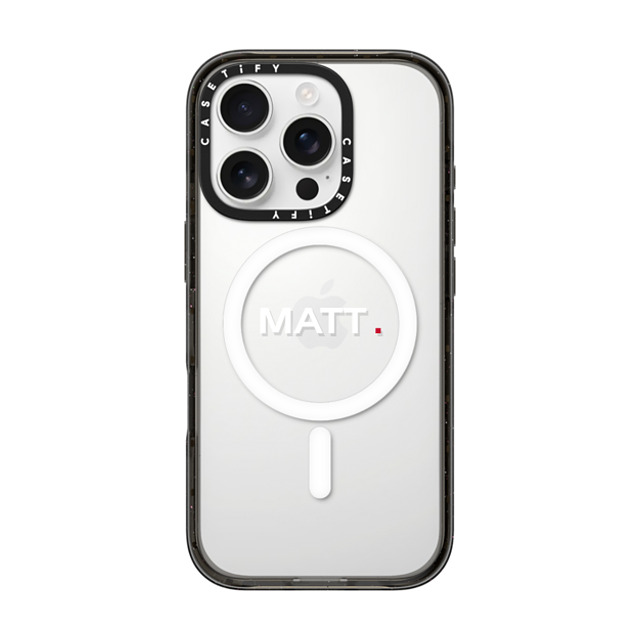 CASETiFY iPhone 16 Pro Case Black Impact Case MagSafe Compatible Custom Case - MATT. CASETiFY iPhone 16 Pro Case Black Impact Case MagSafe Compatible Custom Case - MATT.