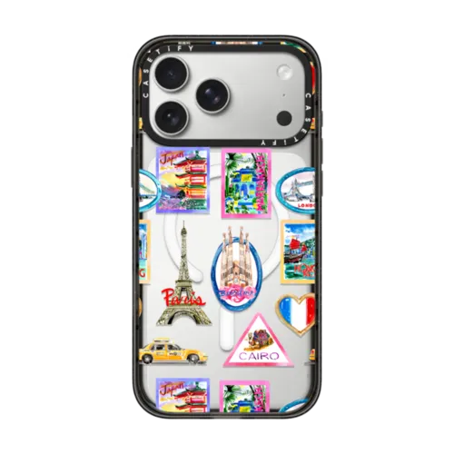 iPhone 17 Pro Max - Vintage Luggage Stickers