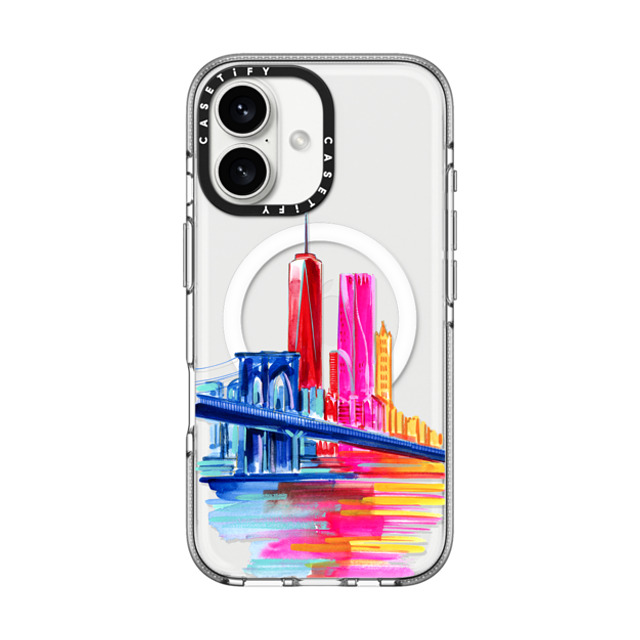 Travel Write Draw x CASETiFY iPhone 16 Case Travel Clear Clear Case MagSafe Compatible New York State of Mind Father's Day Travel Write Draw x CASETiFY iPhone 16 Case Travel Clear Clear Case MagSafe Compatible New York State of Mind Father's Day