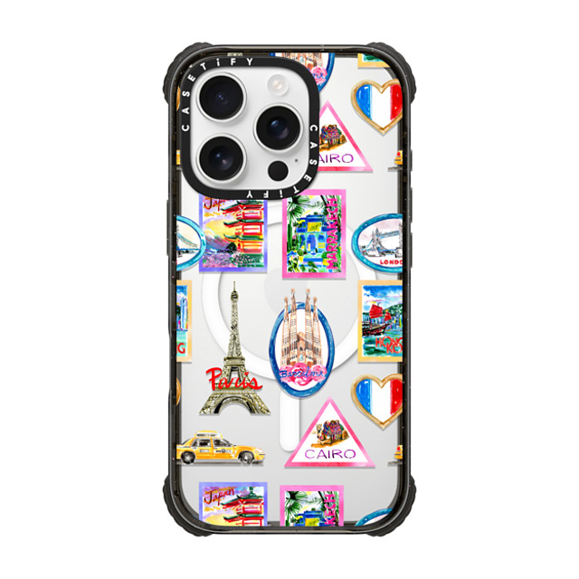 Travel Write Draw x CASETiFY iPhone 16 Pro Case Sticker,Travel Black ウルトラ インパクトケース MagSafe 対応 Vintage Luggage Stickers Mother's Day Travel Write Draw x CASETiFY iPhone 16 Pro Case Sticker,Travel Black ウルトラ インパクトケース MagSafe 対応 Vintage Luggage Stickers Mother's Day