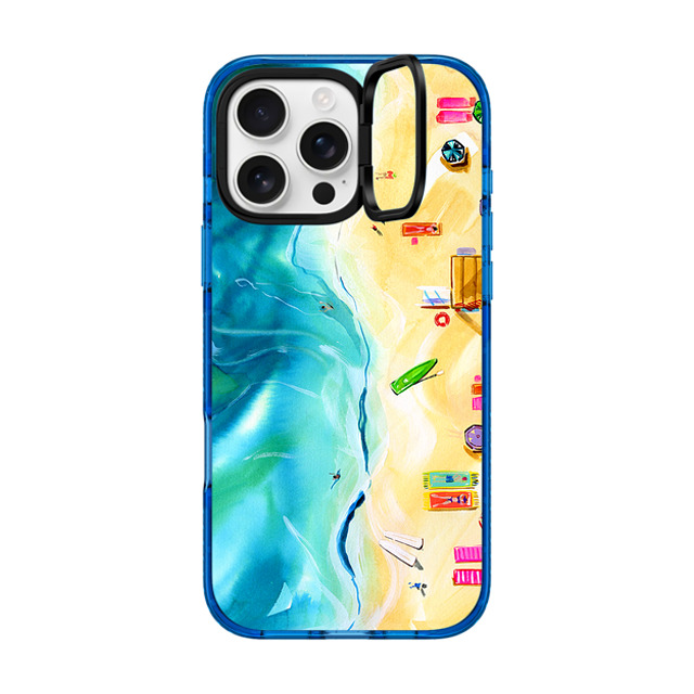 Travel Write Draw x CASETiFY iPhone 16 Pro Max Case スカイブルー インパクトリングスタンドケース MagSafe対応 Meet Me In Santa Monica Travel Write Draw x CASETiFY iPhone 16 Pro Max Case スカイブルー インパクトリングスタンドケース MagSafe対応 Meet Me In Santa Monica