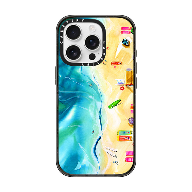 Travel Write Draw x CASETiFY iPhone 16 Pro ケース Nature,Fine Art ブラック インパクトケース Meet Me In Santa Monica Back to School Travel Write Draw x CASETiFY iPhone 16 Pro ケース Nature,Fine Art ブラック インパクトケース Meet Me In Santa Monica Back to School