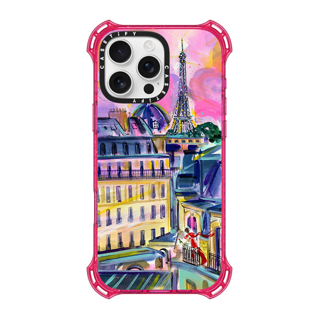 Travel Write Draw x CASETiFY iPhone 16 Pro Max Case プリムローズ ピンク バウンスケース La Vie En Rose Travel Write Draw x CASETiFY iPhone 16 Pro Max Case プリムローズ ピンク バウンスケース La Vie En Rose