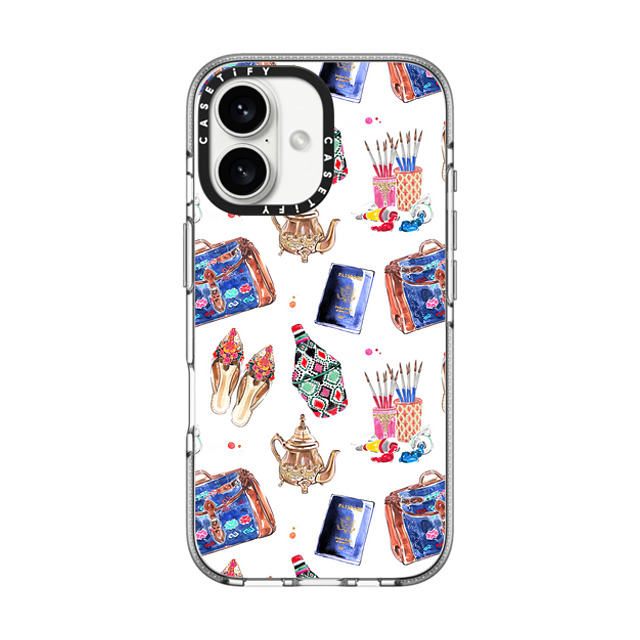 Travel Write Draw x CASETiFY iPhone 16 ケース Sticker,Travel クリア クリア ケース MagSafe対応 Marrakech Medina Icons Back to School Travel Write Draw x CASETiFY iPhone 16 ケース Sticker,Travel クリア クリア ケース MagSafe対応 Marrakech Medina Icons Back to School