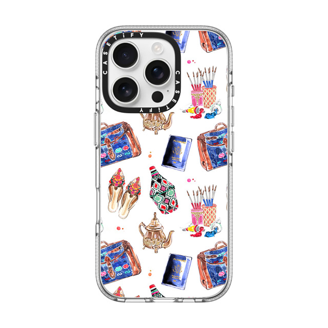 Travel Write Draw x CASETiFY iPhone 16 Pro ケース Sticker,Travel クリア クリア ケース MagSafe対応 Marrakech Medina Icons Back to School Travel Write Draw x CASETiFY iPhone 16 Pro ケース Sticker,Travel クリア クリア ケース MagSafe対応 Marrakech Medina Icons Back to School