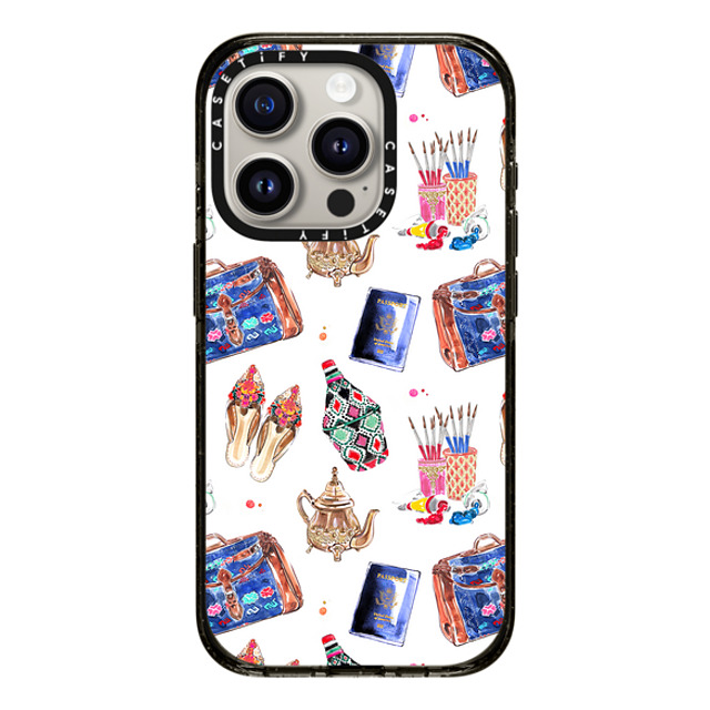 Travel Write Draw x CASETiFY iPhone 15 Pro ケース Sticker,Travel ブラック インパクトケース MagSafe対応 Marrakech Medina Icons Back to School Travel Write Draw x CASETiFY iPhone 15 Pro ケース Sticker,Travel ブラック インパクトケース MagSafe対応 Marrakech Medina Icons Back to School