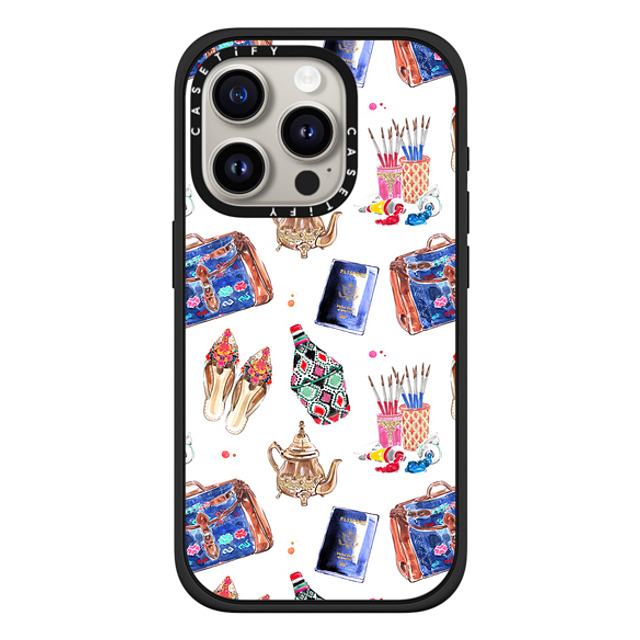 Travel Write Draw x CASETiFY iPhone 15 Pro ケース Sticker,Travel マットブラック インパクトケース MagSafe対応 Marrakech Medina Icons Back to School Travel Write Draw x CASETiFY iPhone 15 Pro ケース Sticker,Travel マットブラック インパクトケース MagSafe対応 Marrakech Medina Icons Back to School