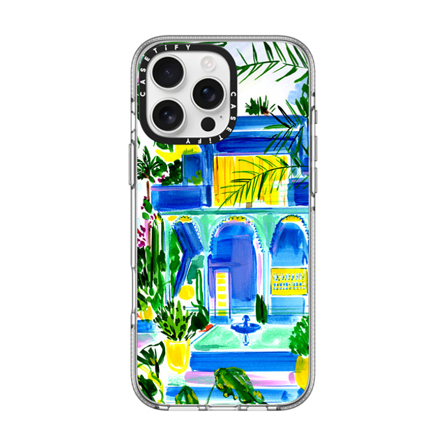 Travel Write Draw x CASETiFY iPhone 16 Pro Max Case Travel,Fine Art クリア クリア ケース MagSafe対応 Yves' Garden Marrakech Back to School Travel Write Draw x CASETiFY iPhone 16 Pro Max Case Travel,Fine Art クリア クリア ケース MagSafe対応 Yves' Garden Marrakech Back to School