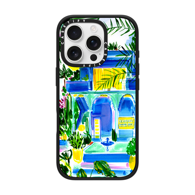 Travel Write Draw x CASETiFY iPhone 16 Pro Case Travel,Fine Art Matte Black Impact Case MagSafe Compatible Yves' Garden Marrakech Back to School Travel Write Draw x CASETiFY iPhone 16 Pro Case Travel,Fine Art Matte Black Impact Case MagSafe Compatible Yves' Garden Marrakech Back to School