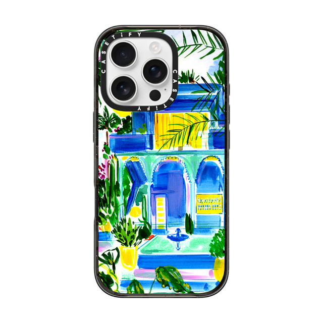 Travel Write Draw x CASETiFY iPhone 16 Pro Case Travel,Fine Art Black Impact Case Yves' Garden Marrakech Back to School Travel Write Draw x CASETiFY iPhone 16 Pro Case Travel,Fine Art Black Impact Case Yves' Garden Marrakech Back to School