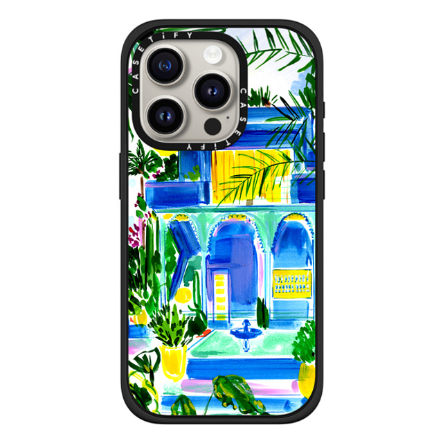 Travel Write Draw x CASETiFY iPhone 15 Pro Case Travel,Fine Art マットブラック Impact Case MagSafe Compatible Yves' Garden Marrakech Mother's Day Travel Write Draw x CASETiFY iPhone 15 Pro Case Travel,Fine Art マットブラック Impact Case MagSafe Compatible Yves' Garden Marrakech Mother's Day