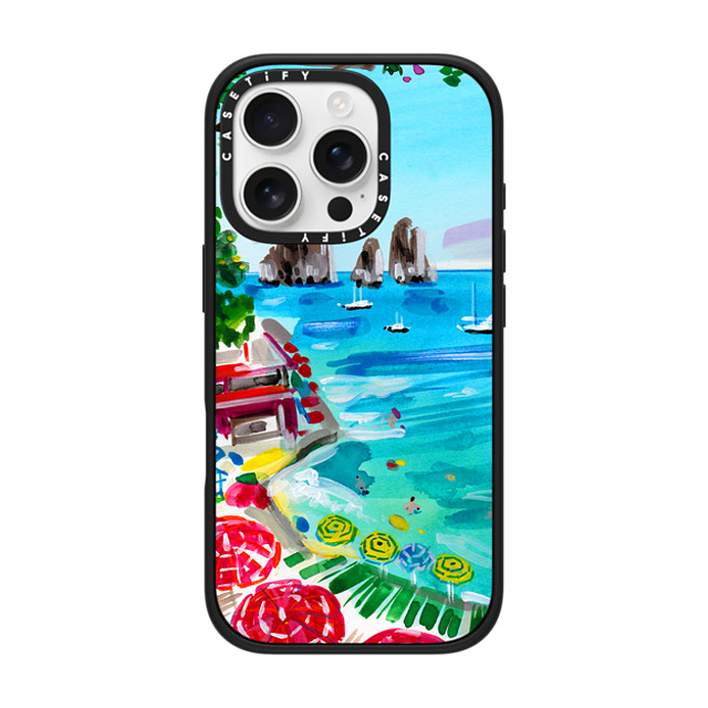 Travel Write Draw x CASETiFY iPhone 16 Pro Case Travel,Fine Art Matte Black Impact Case MagSafe Compatible Take Me to Capri Father's Day Travel Write Draw x CASETiFY iPhone 16 Pro Case Travel,Fine Art Matte Black Impact Case MagSafe Compatible Take Me to Capri Father's Day