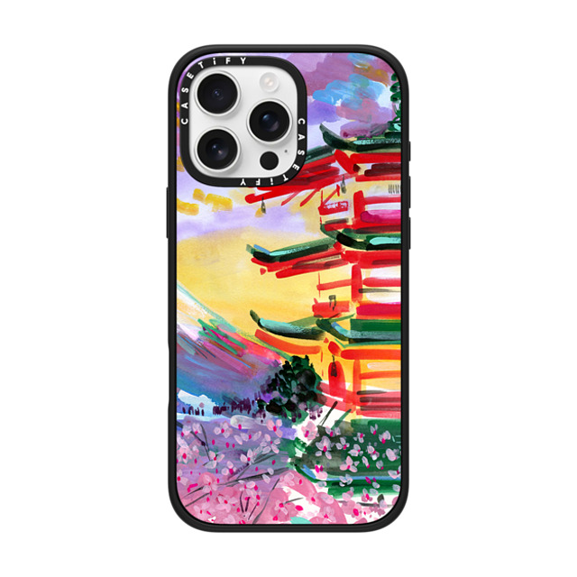 Travel Write Draw x CASETiFY iPhone 16 Pro Max Case Travel,Fine Art マットブラック インパクトケース MagSafe対応 Mount Fuji at Dawn Mother's Day Travel Write Draw x CASETiFY iPhone 16 Pro Max Case Travel,Fine Art マットブラック インパクトケース MagSafe対応 Mount Fuji at Dawn Mother's Day