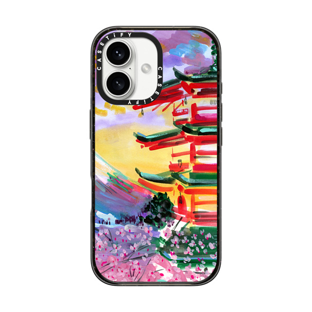 Travel Write Draw x CASETiFY iPhone 16 Case Travel,Fine Art Black インパクトケース Mount Fuji at Dawn Mother's Day Travel Write Draw x CASETiFY iPhone 16 Case Travel,Fine Art Black インパクトケース Mount Fuji at Dawn Mother's Day