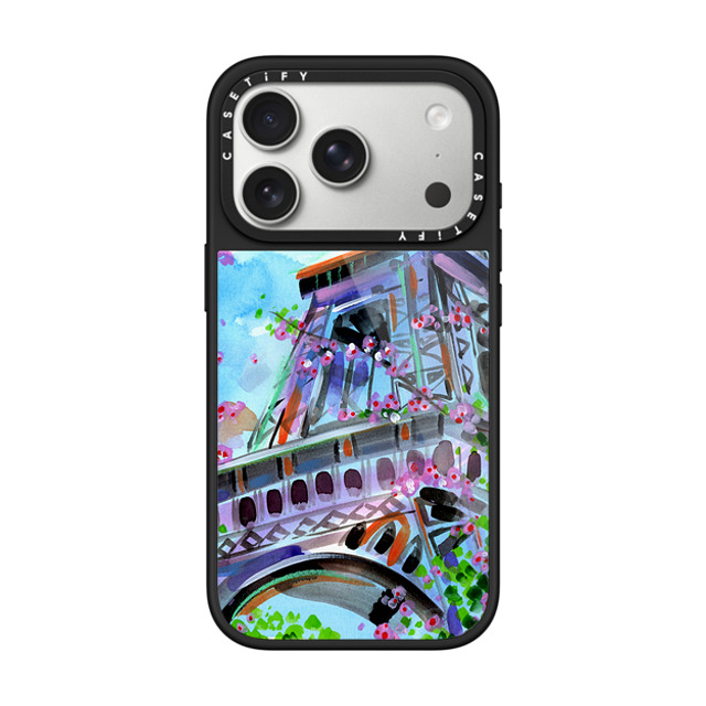 Travel Write Draw x CASETiFY iPhone 17 Pro Case Travel,Fine Art Black グレーズケース MagSafe対応 Paris Au Printemps