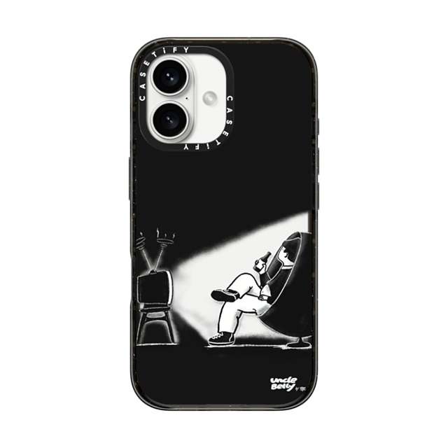 Sean Tnyu x CASETiFY iPhone 16 ケース Cartoon,Emerging ブラック インパクトケース party Father's Day Sean Tnyu x CASETiFY iPhone 16 ケース Cartoon,Emerging ブラック インパクトケース party Father's Day