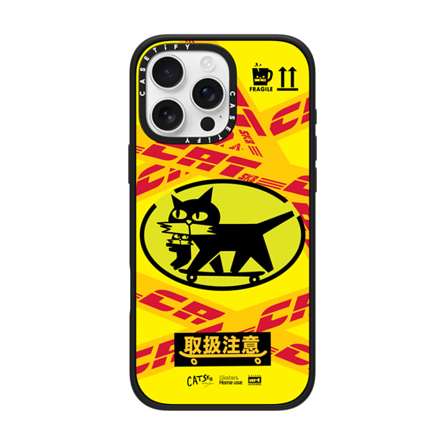 FORLEE BEAN x CASETiFY iPhone 16 Pro Max ケース マットブラック インパクトケース MagSafe対応 CATSK8 Back to School FORLEE BEAN x CASETiFY iPhone 16 Pro Max ケース マットブラック インパクトケース MagSafe対応 CATSK8 Back to School