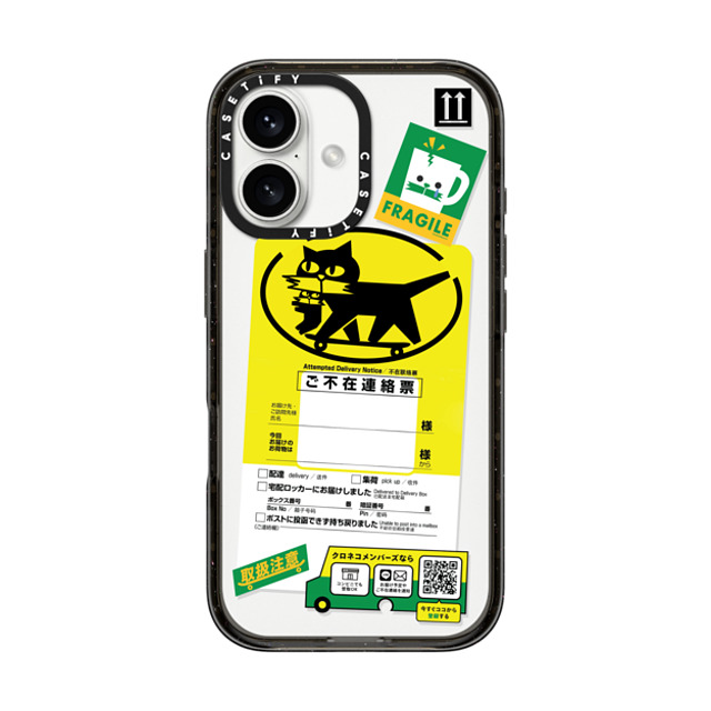 FORLEE BEAN x CASETiFY iPhone 16 ケース ブラック インパクトケース Delivery Form Father's Day FORLEE BEAN x CASETiFY iPhone 16 ケース ブラック インパクトケース Delivery Form Father's Day