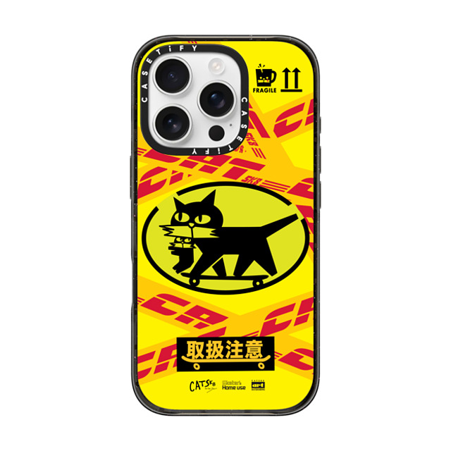 FORLEE BEAN x CASETiFY iPhone 16 Pro ケース ブラック インパクトケース MagSafe対応 CATSK8 Father's Day FORLEE BEAN x CASETiFY iPhone 16 Pro ケース ブラック インパクトケース MagSafe対応 CATSK8 Father's Day