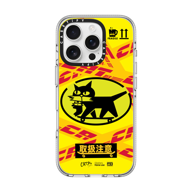 FORLEE BEAN x CASETiFY iPhone 16 Pro ケース クリア クリア ケース MagSafe対応 CATSK8 Back to School FORLEE BEAN x CASETiFY iPhone 16 Pro ケース クリア クリア ケース MagSafe対応 CATSK8 Back to School