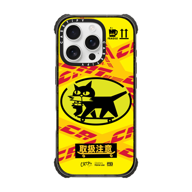 FORLEE BEAN x CASETiFY iPhone 16 Pro ケース ブラック ウルトラ インパクトケース MagSafe 対応 CATSK8 Father's Day FORLEE BEAN x CASETiFY iPhone 16 Pro ケース ブラック ウルトラ インパクトケース MagSafe 対応 CATSK8 Father's Day