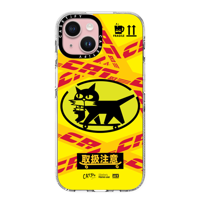 FORLEE BEAN x CASETiFY iPhone 15 ケース クリア クリア ケース MagSafe対応 CATSK8 Back to School FORLEE BEAN x CASETiFY iPhone 15 ケース クリア クリア ケース MagSafe対応 CATSK8 Back to School